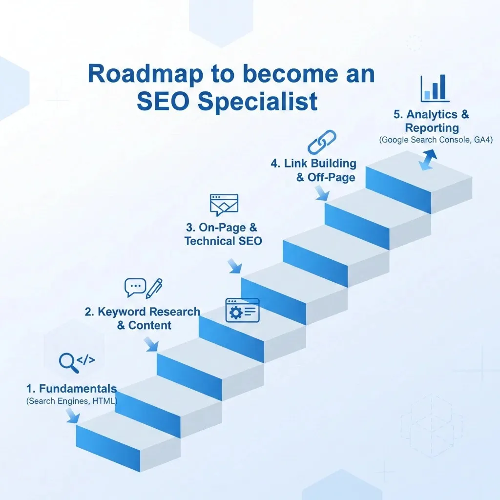 Roadmaps to become an SEO Specialist
